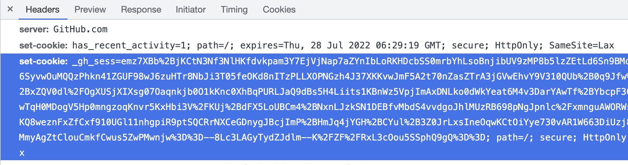 Github Cookies